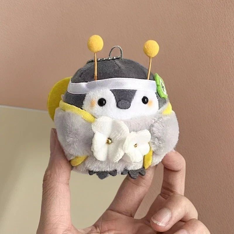 日系ins小蜜蜂企鹅挂件书包变装可爱毛绒玩偶钥匙扣搞怪同学礼物
