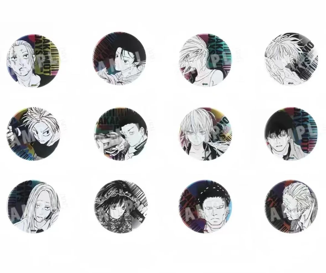 （言11 ）坂本的日常原画浮雕二弹吧唧徽章潮流徽章 默认厂伤（代拆）