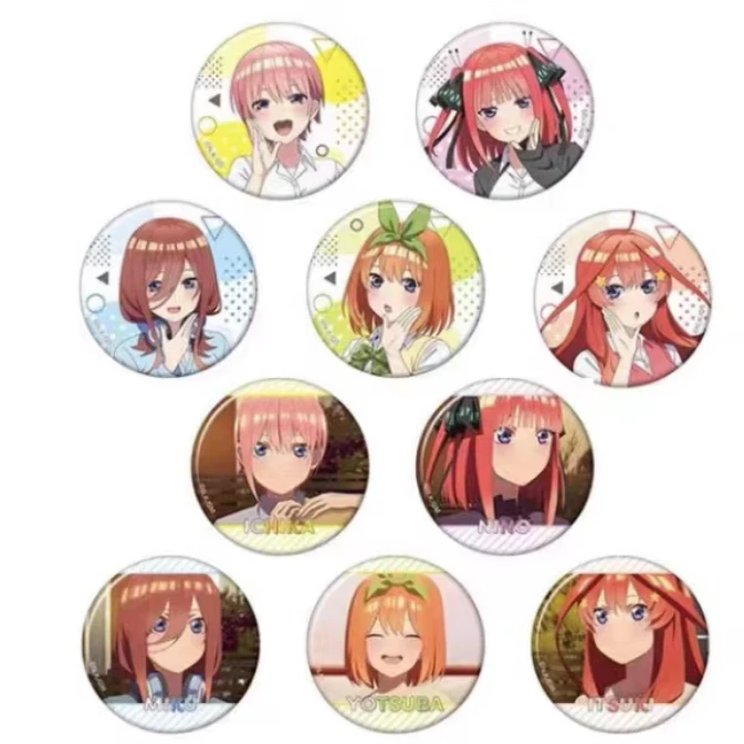 《言11 》五等分花嫁场贩线稿原画吧唧潮流徽章默认厂伤（代拆）