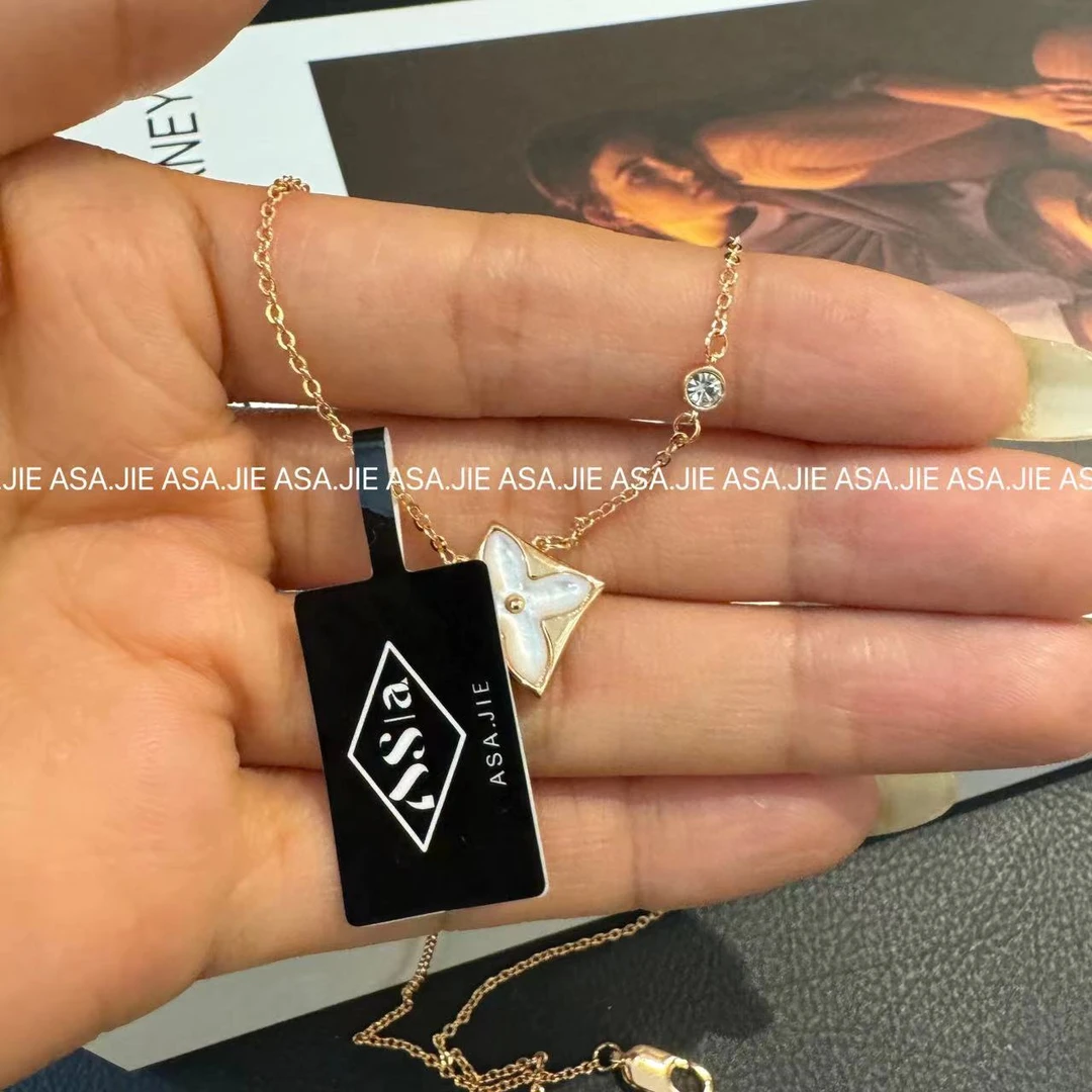 铜合金项链  ASA. J I E 轻奢高级简约项链 AAXL12