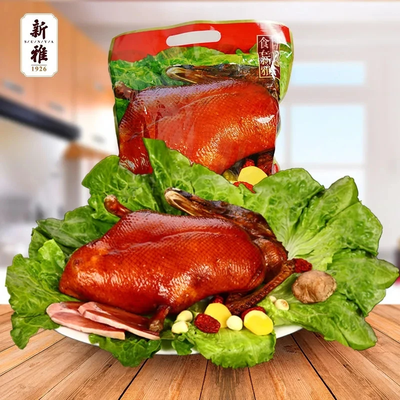新雅八宝鸭800g酱卤味熟食上海特产糯米八宝鸭开袋即食零食下酒菜