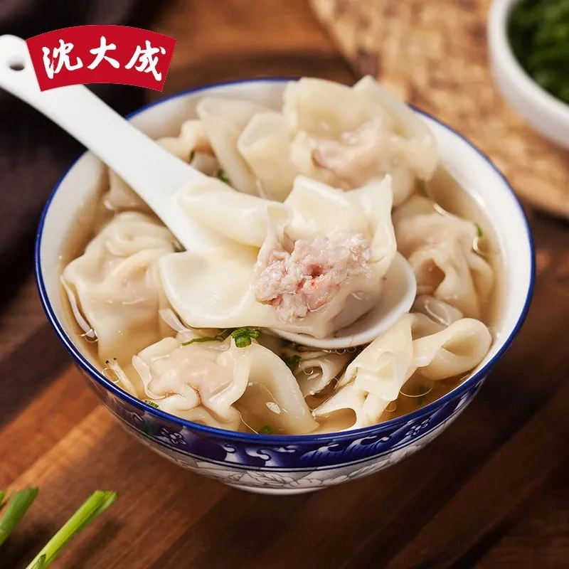沈大成鲜肉小馄饨138g鲜肉虾仁香菇云吞速冻锅贴老上海速食早餐