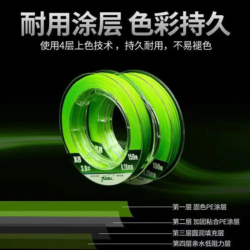 威武飞鱼路亚pe线专用远投大力马8编pe鱼线超顺滑正品海钓筏钓线
