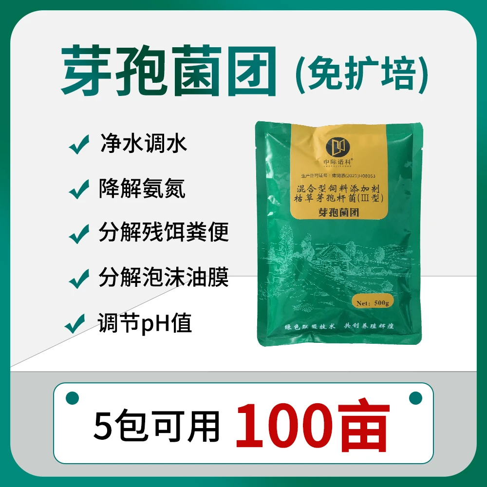 中际诺科【芽孢菌团】净水质调水色降氨氮分解大分子有机质