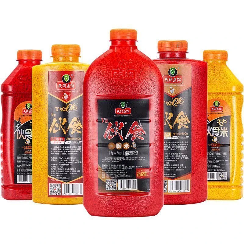 天网鱼饵牛P伙食底窝米人工合成麝香酒米野钓鲫鱼秋冬打窝米窝饵