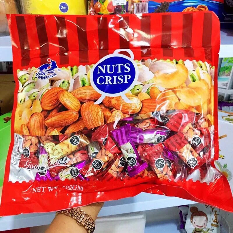 俄式糖果果仁酥糖混合糖果老式大虾糖喜糖年货怀旧零食批发包邮