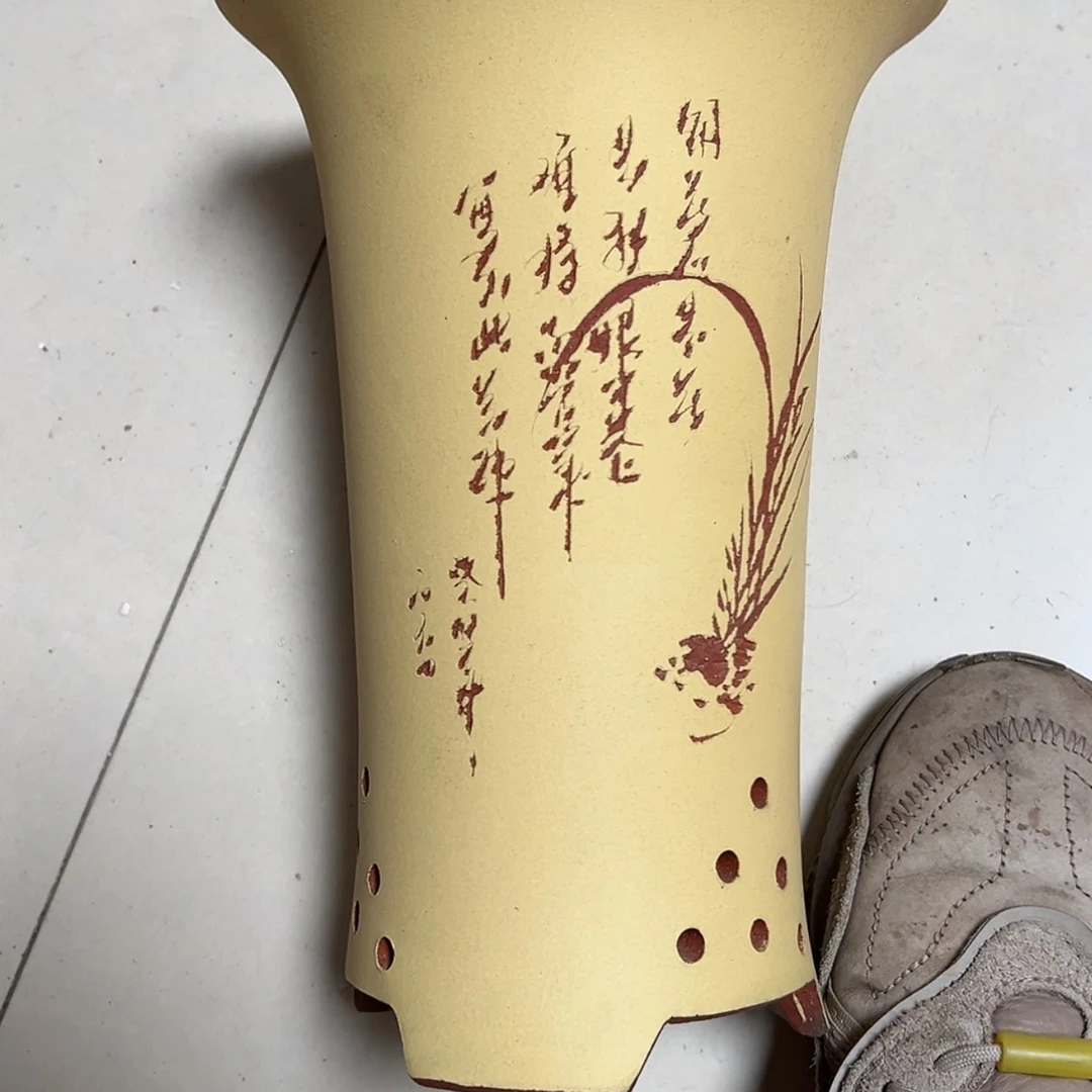 【闪购商品】紫砂花盆皎***7微瑕周之夏精品紫砂花盆
