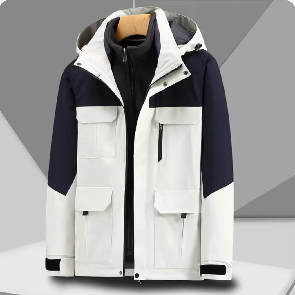 婴格朗迪冲锋衣可拆卸三合一冲锋衣