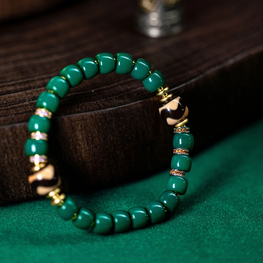 【白水严选】虎牙玛瑙手串