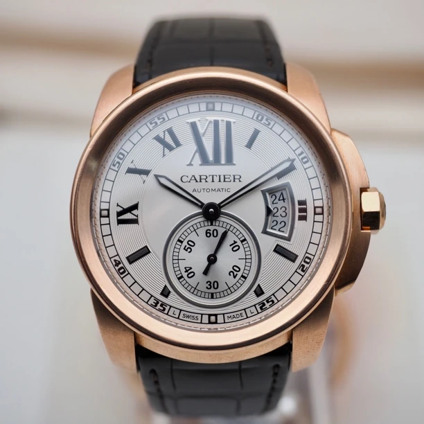 95新 Cartier/卡地亚 上联单 18k金 表径42mm 自动机械