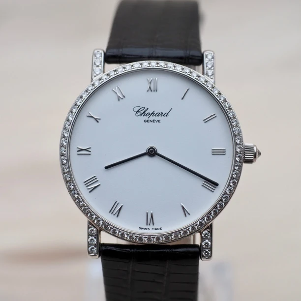 95新 Chopard/萧邦 18k金 表径33.5mm 手动机械