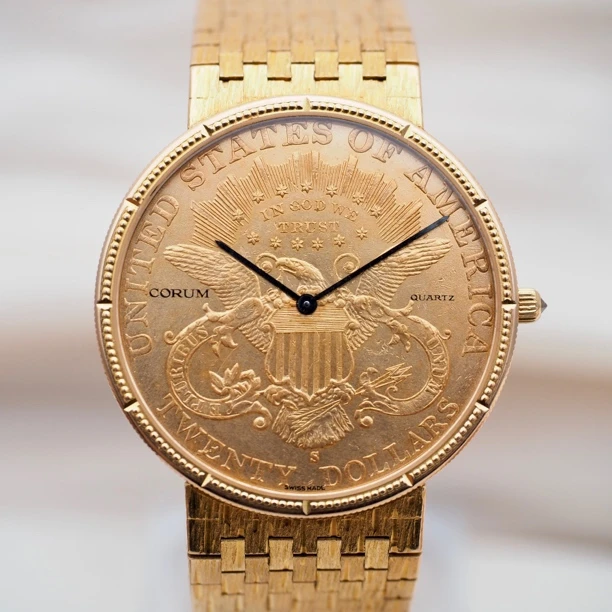 95新 CORUM/昆仑表 18k金/表径35mm/石英机芯/11125984