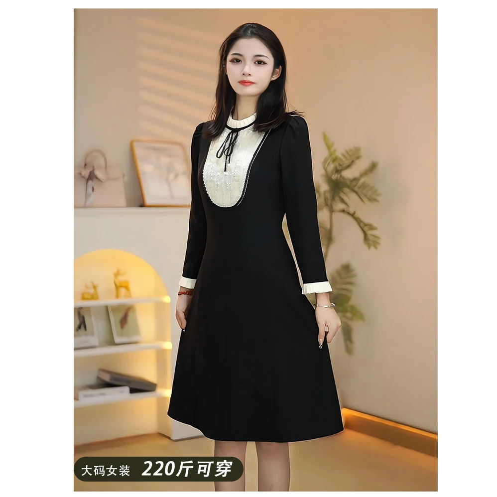 【咔尔丽丝】春季高端大码显瘦6398气质时尚百搭女装连衣裙