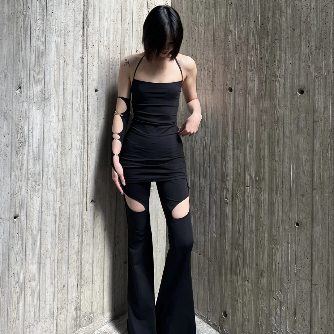 【不可退换】RUI 设计师品牌 24SS 分片裹裙喇叭裤