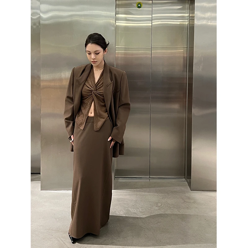 【不可退换】OUDE WAAG 24AW 精裁双排扣西装外套