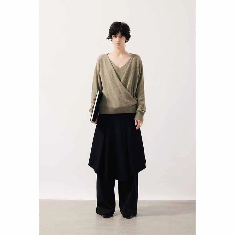 【不可退换】ii sense 24AW白茶层叠上衣