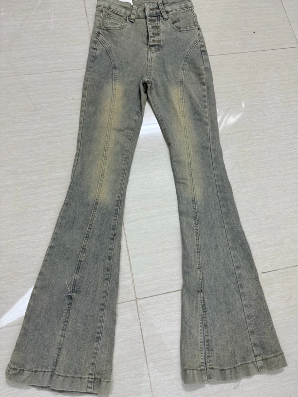 无运费险，默认微瑕，介意勿拍，完美主义绕道，高腰牛仔裤