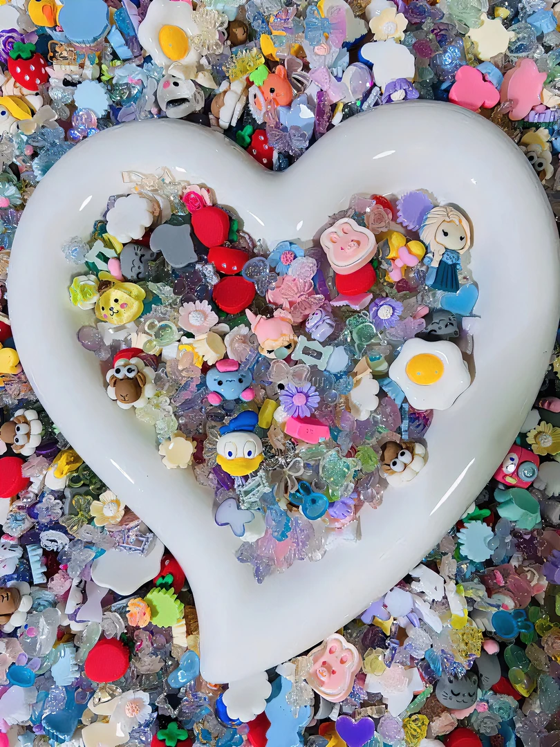 【清苍捡漏！】仙仙饰品 仙女山茶花 蝴蝶结 卡通DIY树脂