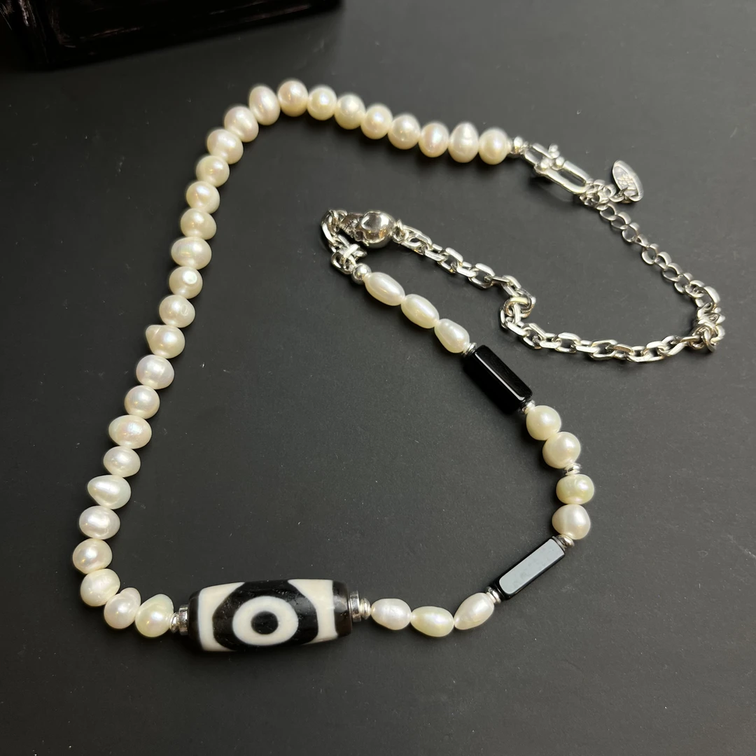 壹加 | 小卢二眼横款锁骨链