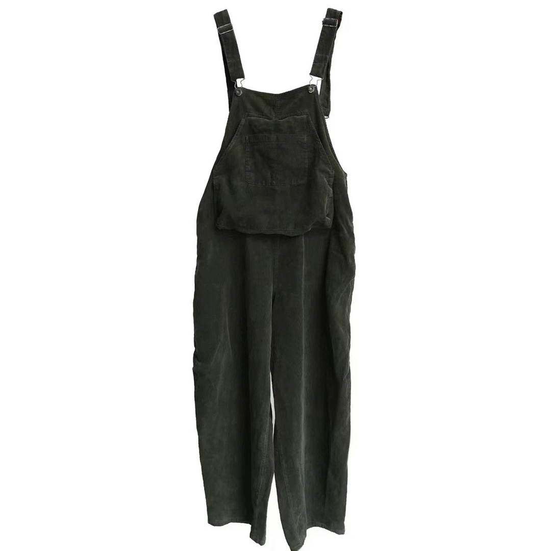 万物身客 几见 KT3503 秋冬复古百搭背带裤 裤长142 臀围122