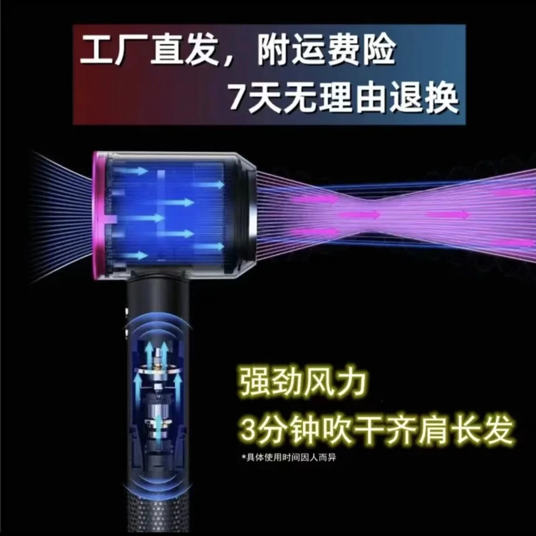 SenCIciMen静音负离子吹风机家用吹风机发廊专用3米线长专业版