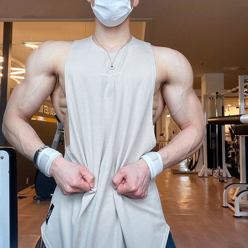 健身背心男夏季宽松黑色宽松肌肉弹力速干运动狗跑步撸铁训练衣服