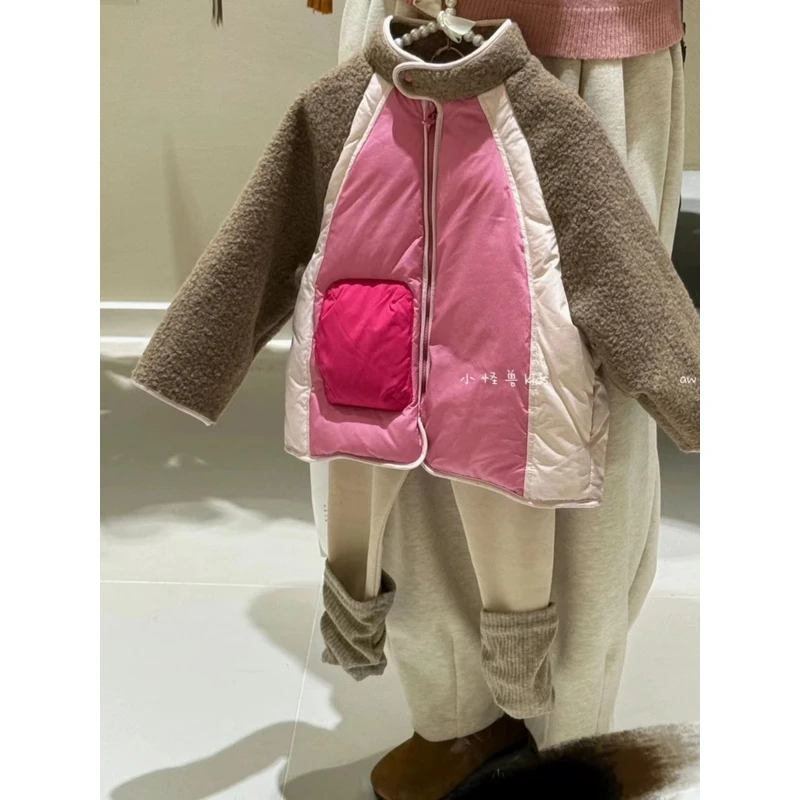 BF-241 特色拼接90新国标冬季撞色羽绒服(爆炸价链接)