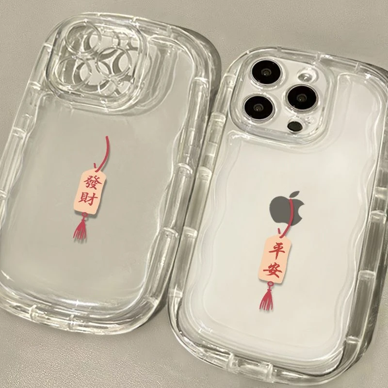 华为/荣耀/VIVO/OPPO/小米/红米/苹果肥皂壳精孔气囊防摔透明软壳