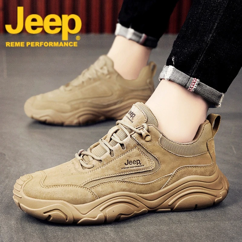 jeep吉普老爹鞋男鞋春秋季2025新款潮牌休闲网红爆款运动鞋子男士