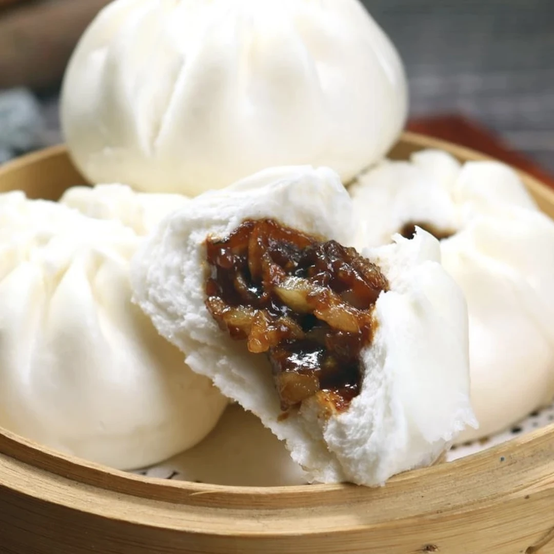 【新粉体验】正宗精选广东叉烧包流沙包早茶点心顺丰京东冷链包邮