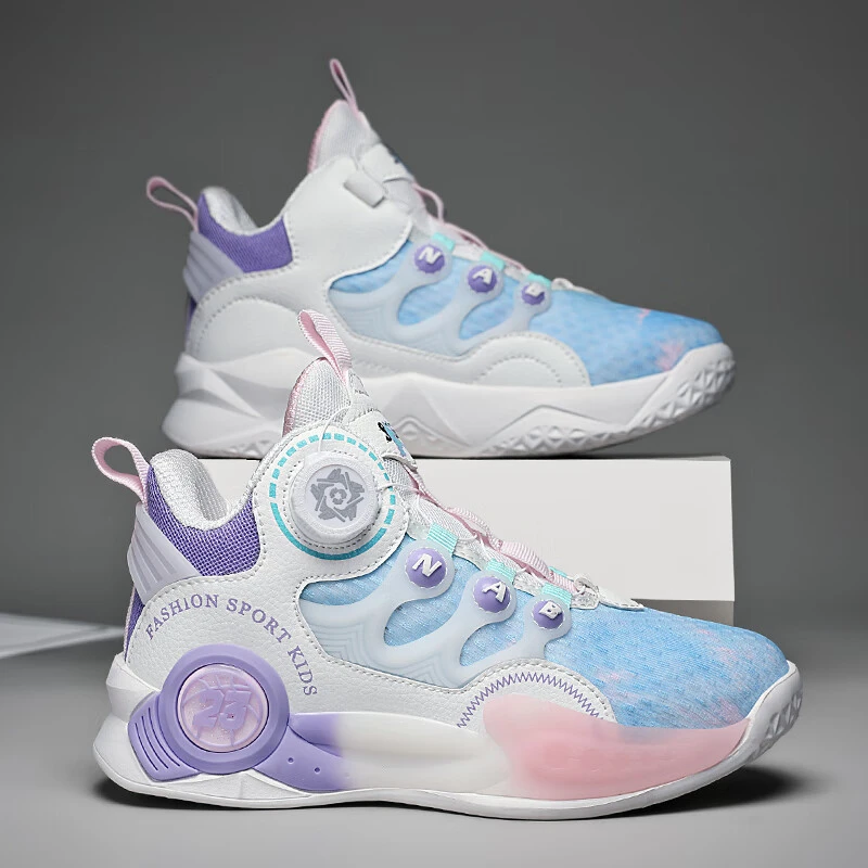 耐克百搭儿童篮球鞋女款女童训练专用10女孩12岁中大童小学生运动