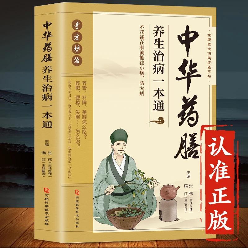 中华药膳养生治病一本通汤膳药膳食谱中医养生书籍大全养生食疗书