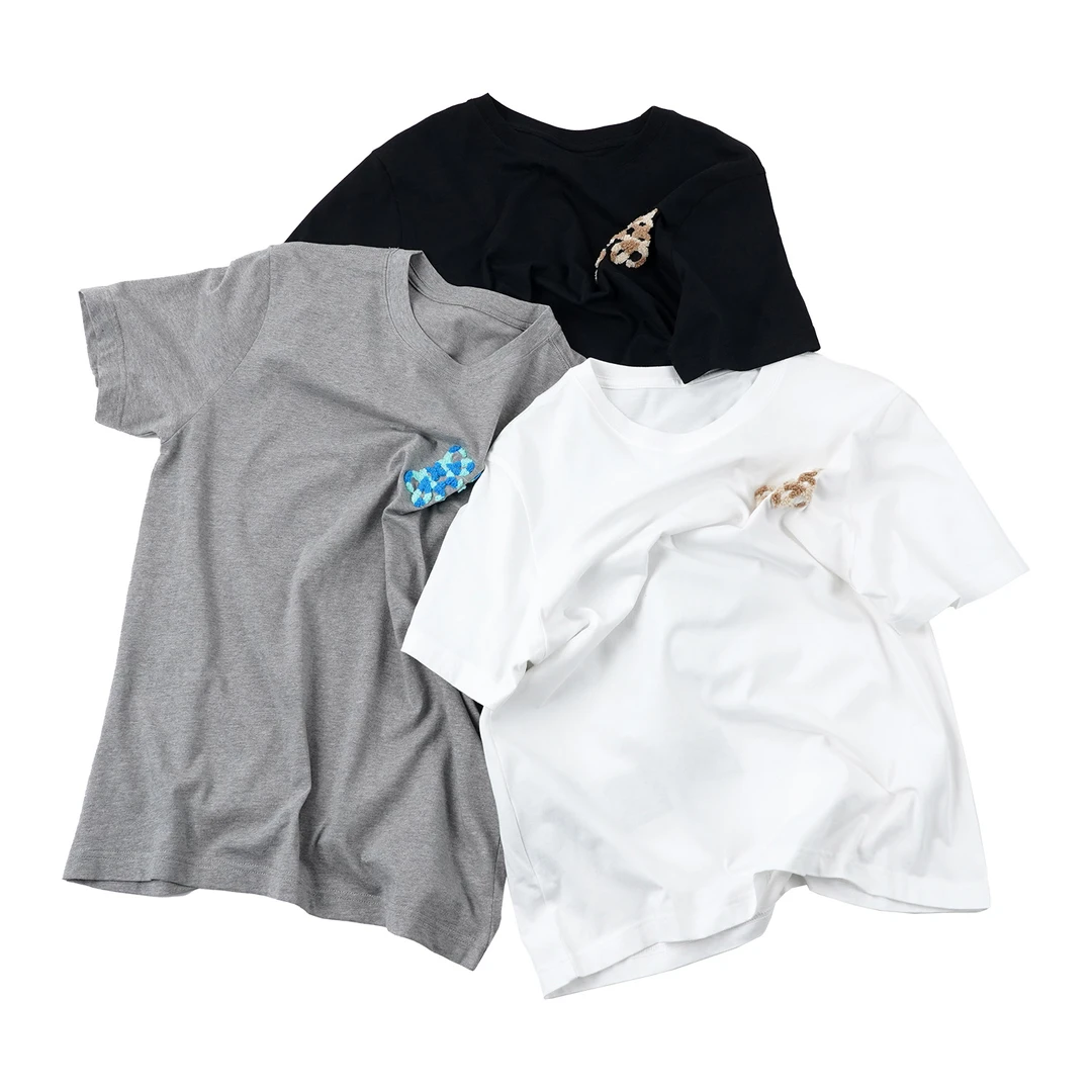 【毛巾绣宽松短袖】TXA44306