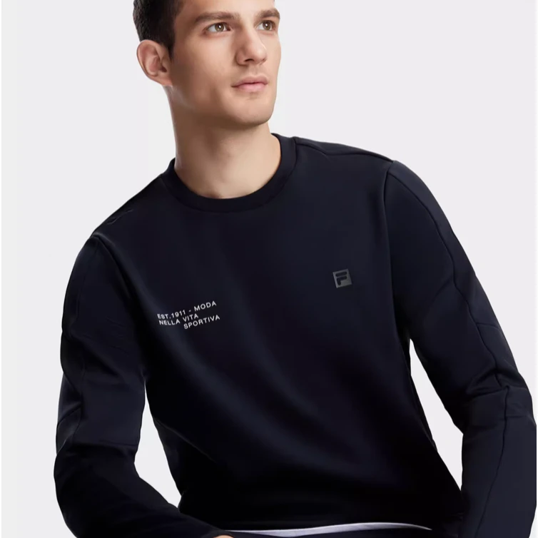 Fila/斐乐FILA 斐乐男子针织衫冬季新款运动健身卫衣A11M341210F
