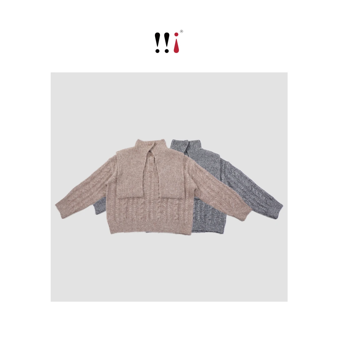 【心心家】2024秋冬新款不规则修身显瘦内搭针织上衣打底衫 I14707