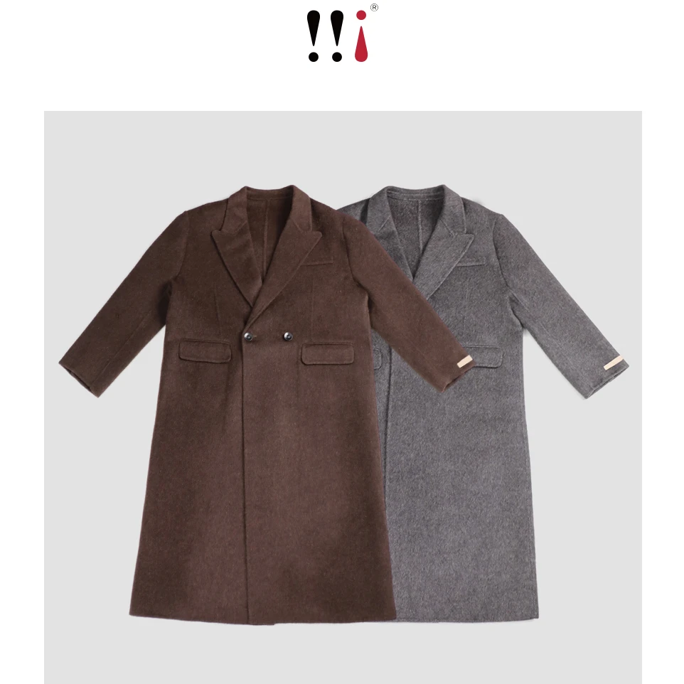 【心心家】{继承者}西装版型阔版 羊毛大衣双面呢秋冬经典 9126A