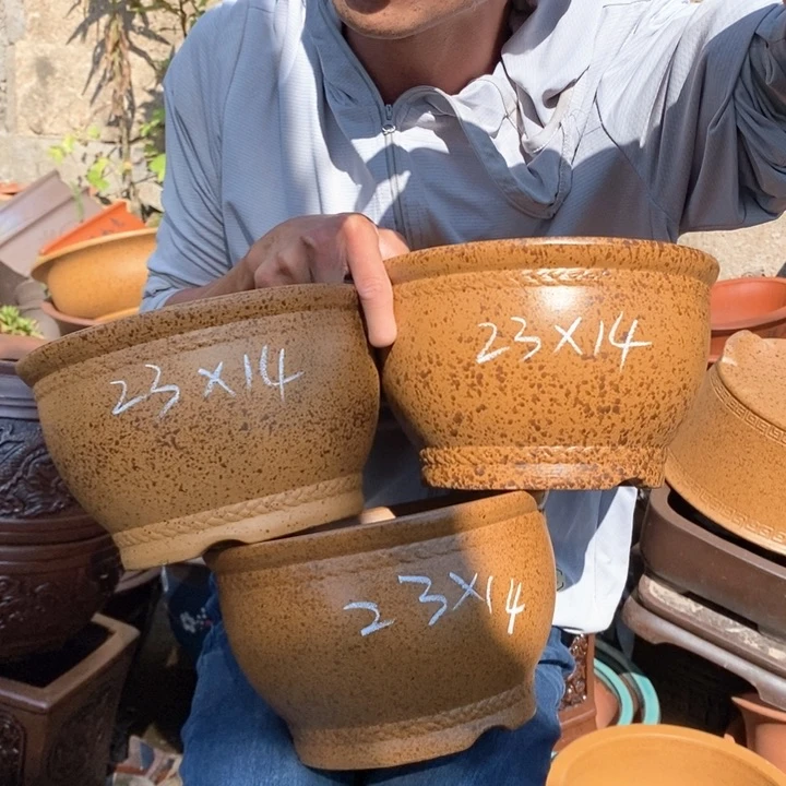 红陶20CM(含)-50CM(不含)紫砂花盆里面