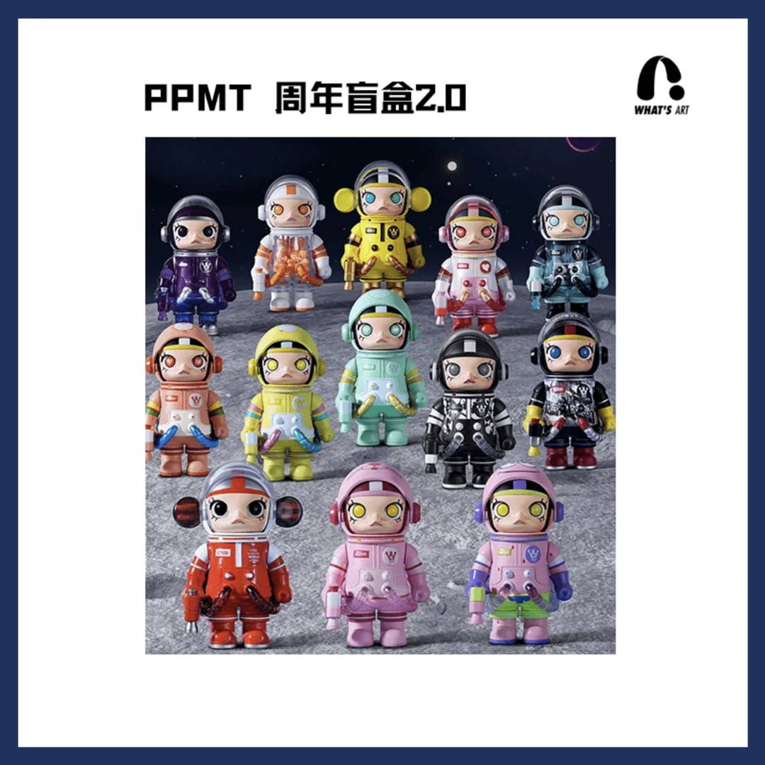 POPMART泡泡玛特二代 MOLLY100%周年盲盒整端 潮玩摆件