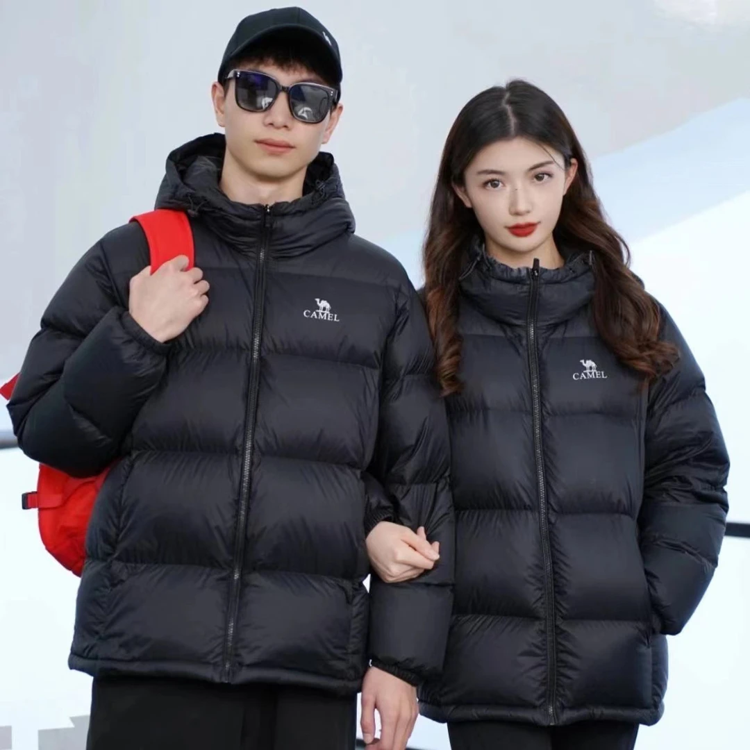 CAMEL/骆驼【黑钻2.0】骆驼羽绒服2023秋冬新款男女加厚防泼水