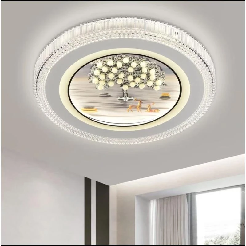 森瞳照明轻奢简约卧室现代新款家用大气吸顶灯全光谱护眼房间led