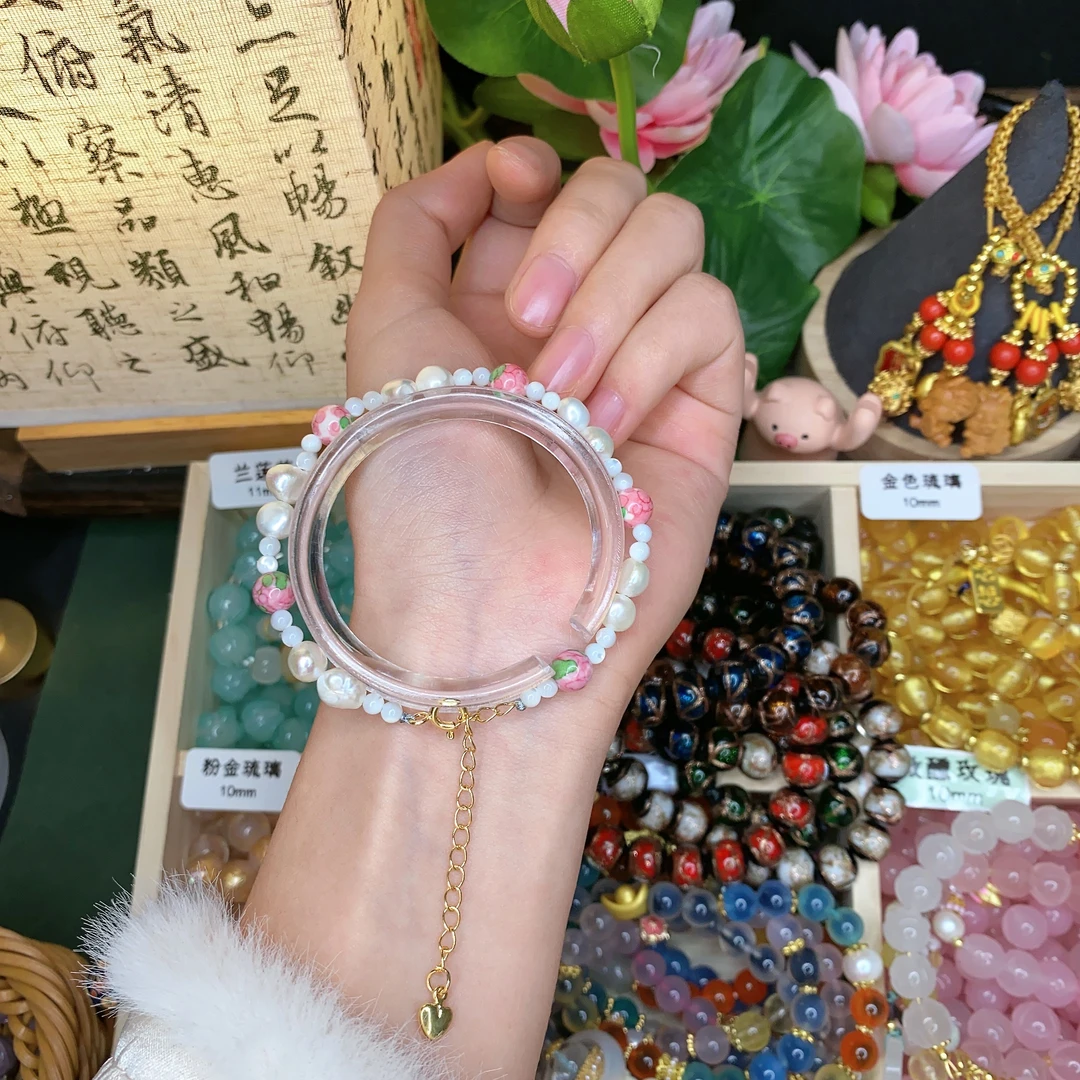 淡水珍珠陶瓷设计款手串