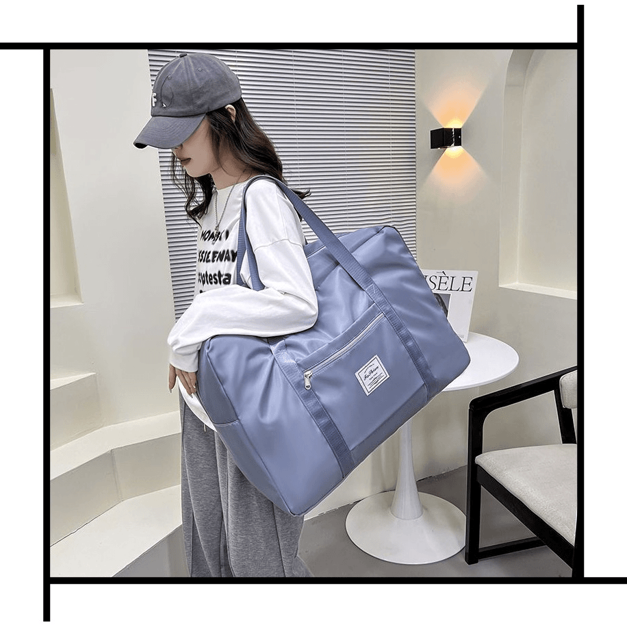 手提旅行包收纳行李包防水大容量手提包宿舍轻便袋长短途旅游学生