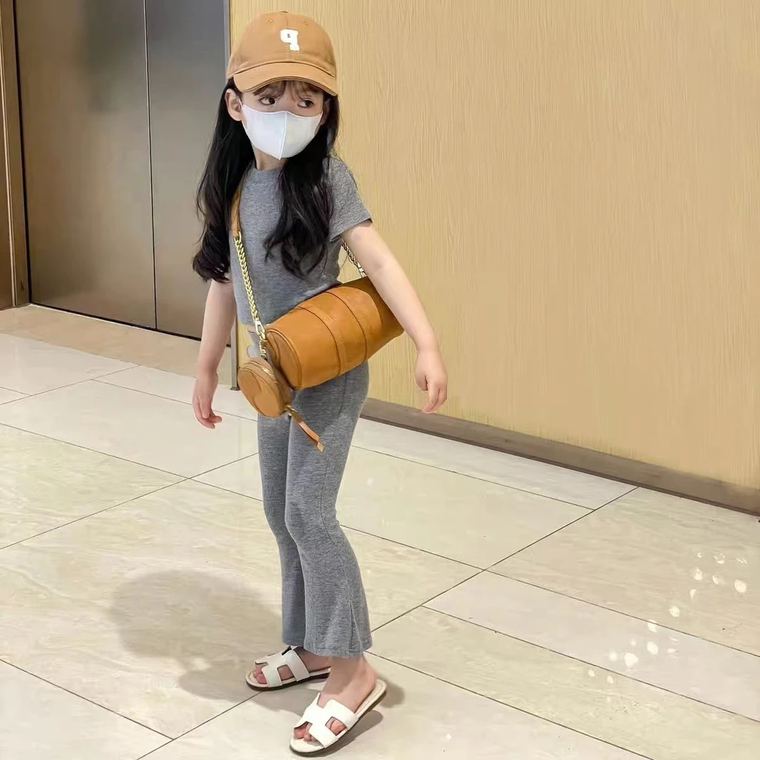【小糯米】韩版女童洋气休闲套装