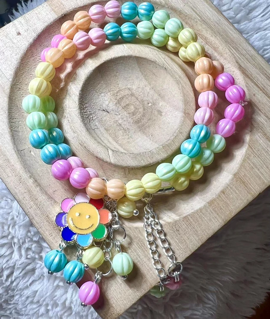 珠YOYO DIY手工串珠琉璃珠爆裂玉碎玉裂散珠手工饰品