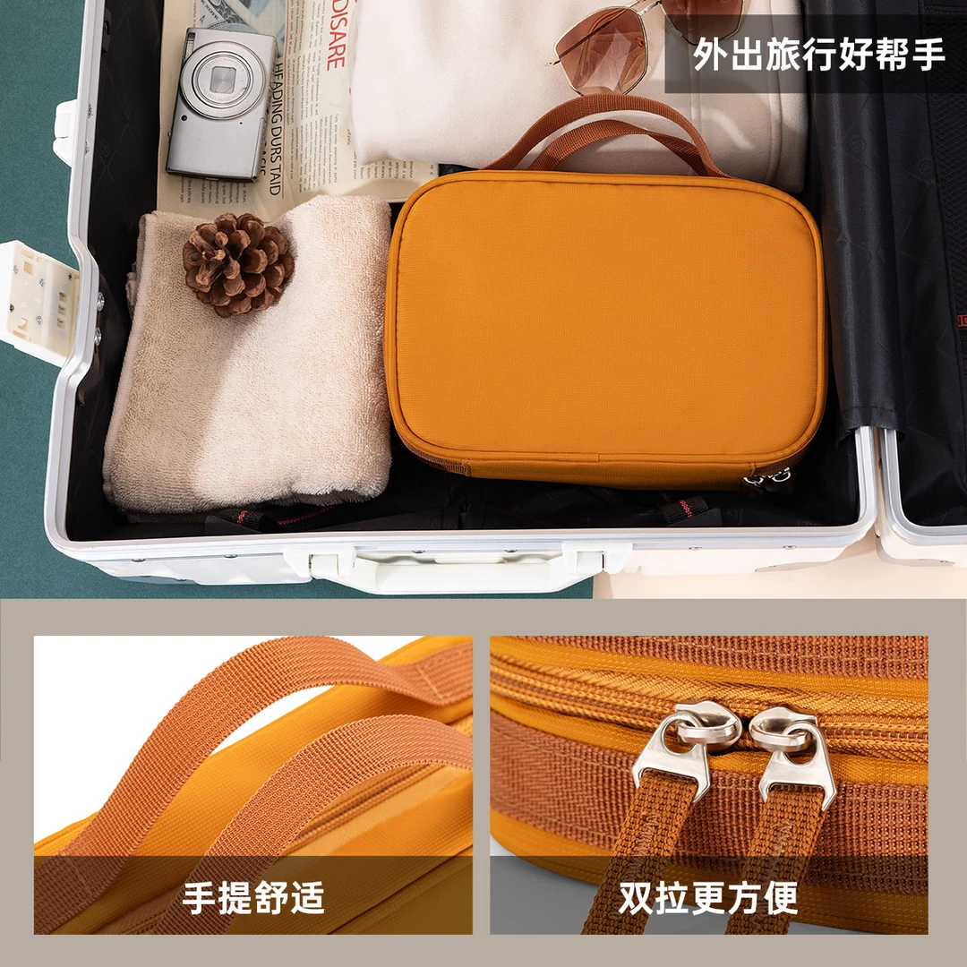 化妆包女高端便携大容量手提化妆品收纳包分区洗漱包外出旅行包男