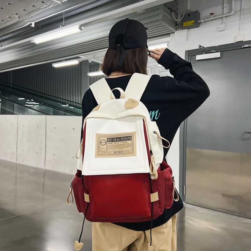 SANLEVI背包男士双肩包女2025新款时尚旅游轻便大容量大学生书包