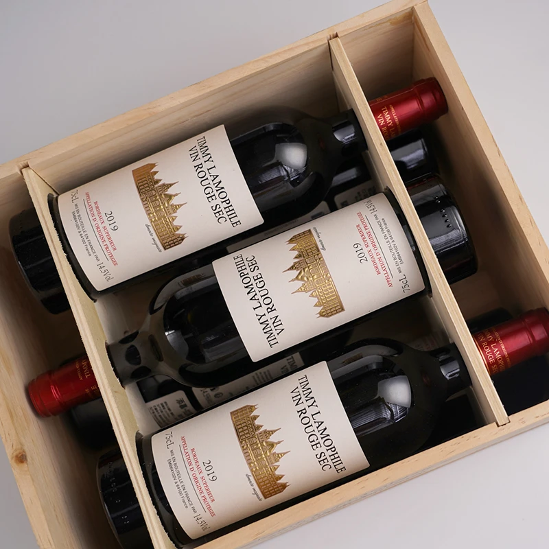 法国原瓶原装进口红酒添慕拉莫菲勒超级波尔多干红葡萄酒整箱6瓶