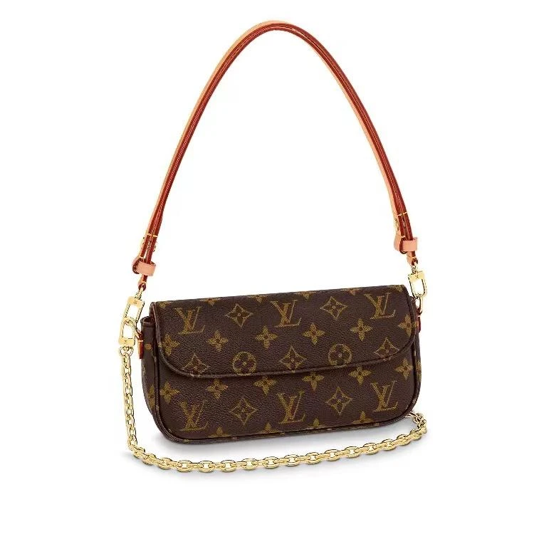 99新 LouisVuitton/路易威登 安洁利田哥LV老花ivy单肩包/QX