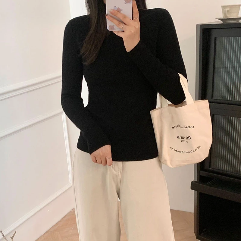 【香嘉怡新品】XJYDA917女士上衣绵羊毛2025新款网红款韩版