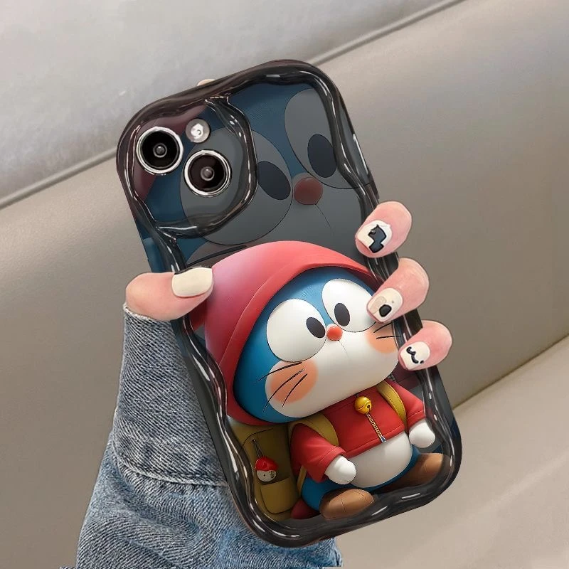 叮当猫适用苹果13手机壳14iphone15pro/12女11华为vivo小米oppo